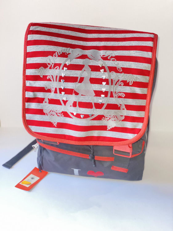 Picture of SB10 DENNY ROSE SCHOOL BAG - 3 POCKETS - 2 SIDES